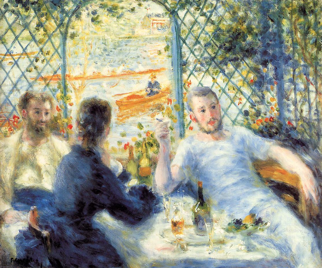 Pierre auguste renoir canotiers dejeuner au bord de la riviere