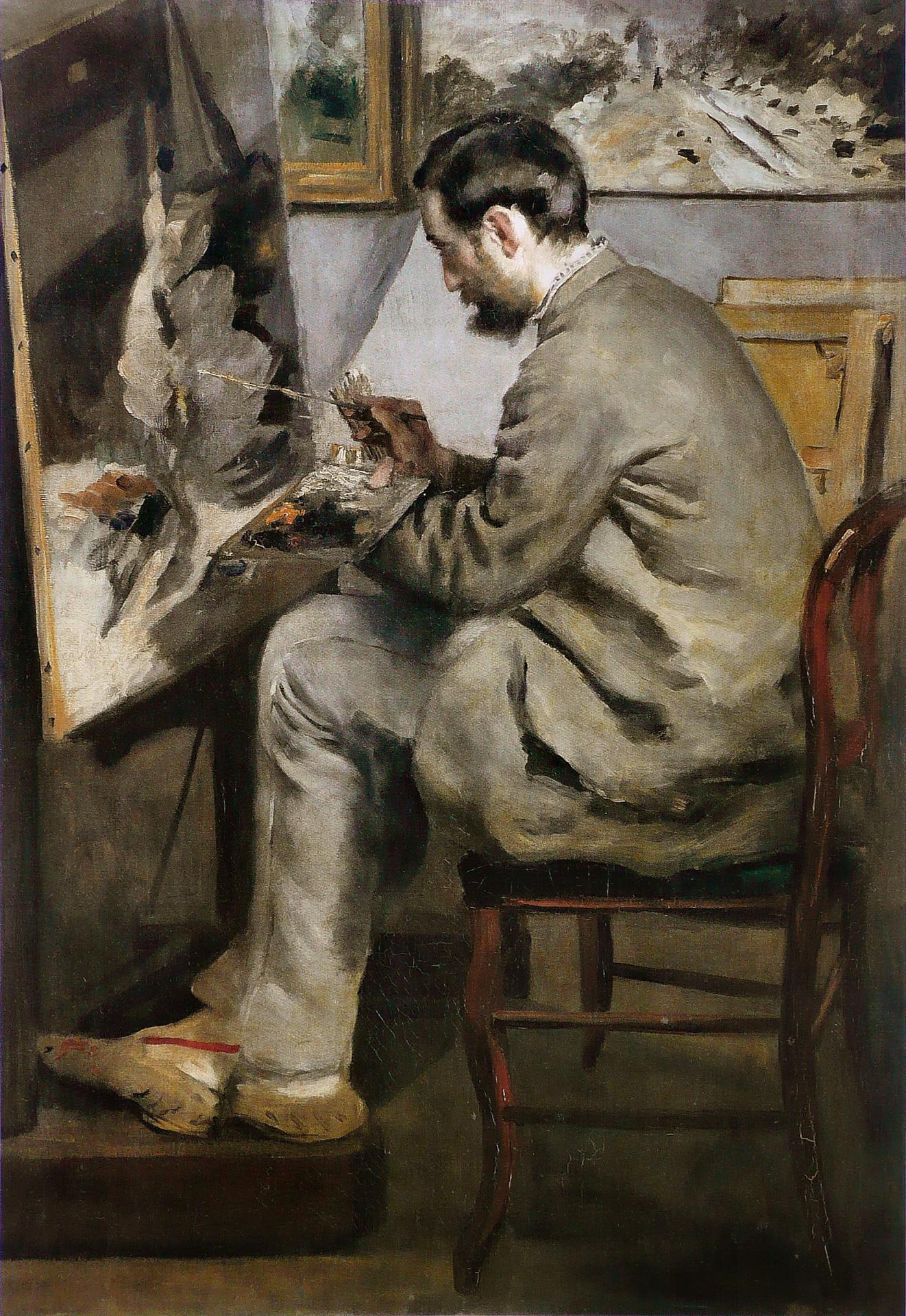 Pierre auguste renoir frederic bazille