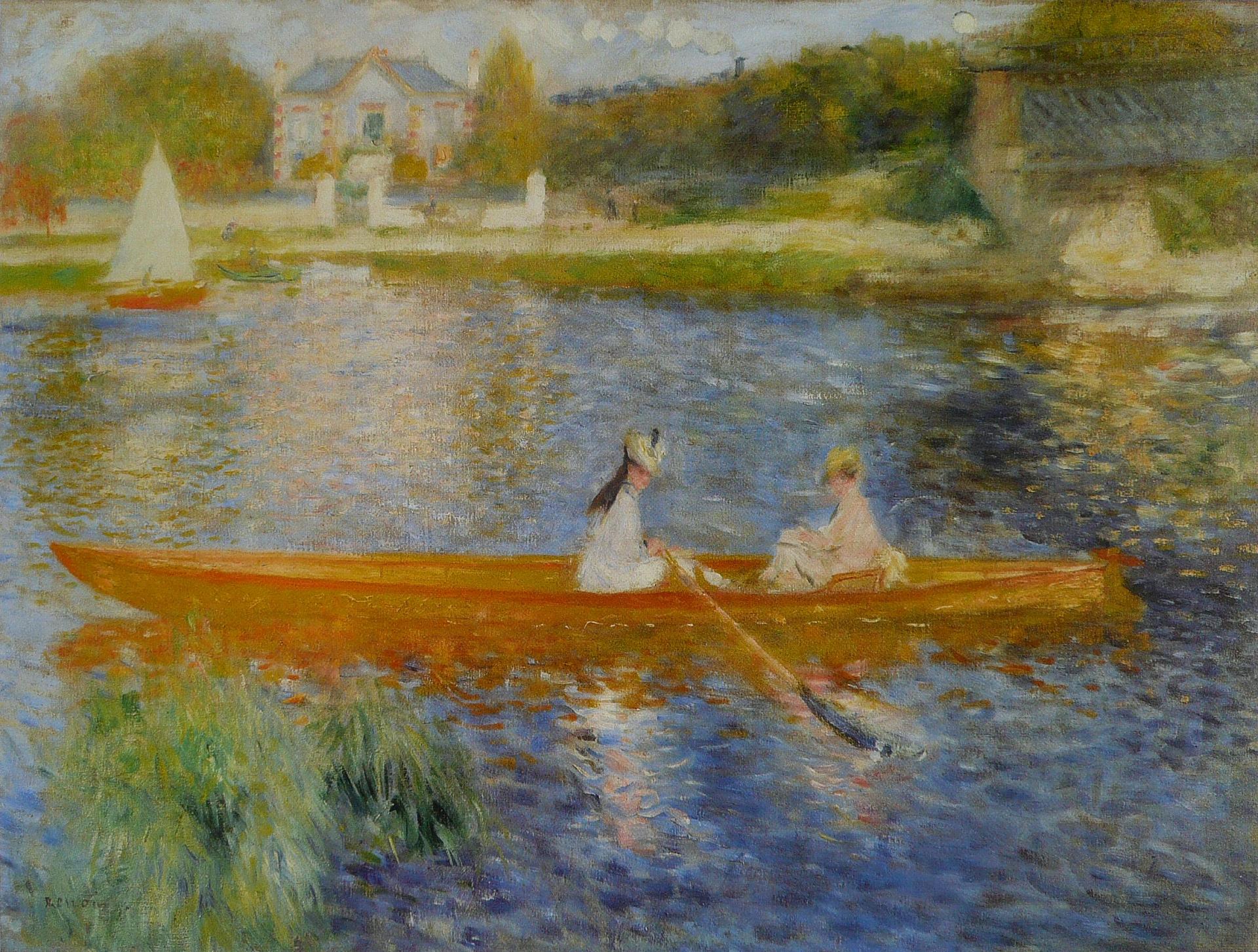 Pierre auguste renoir la yole