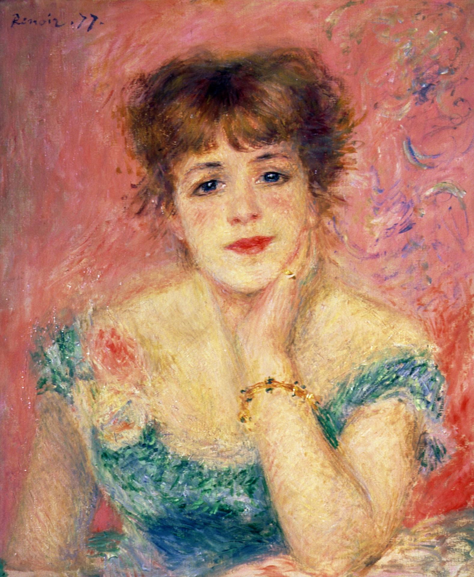 Pierre auguste renoir portrait de l actrice jeanne samary