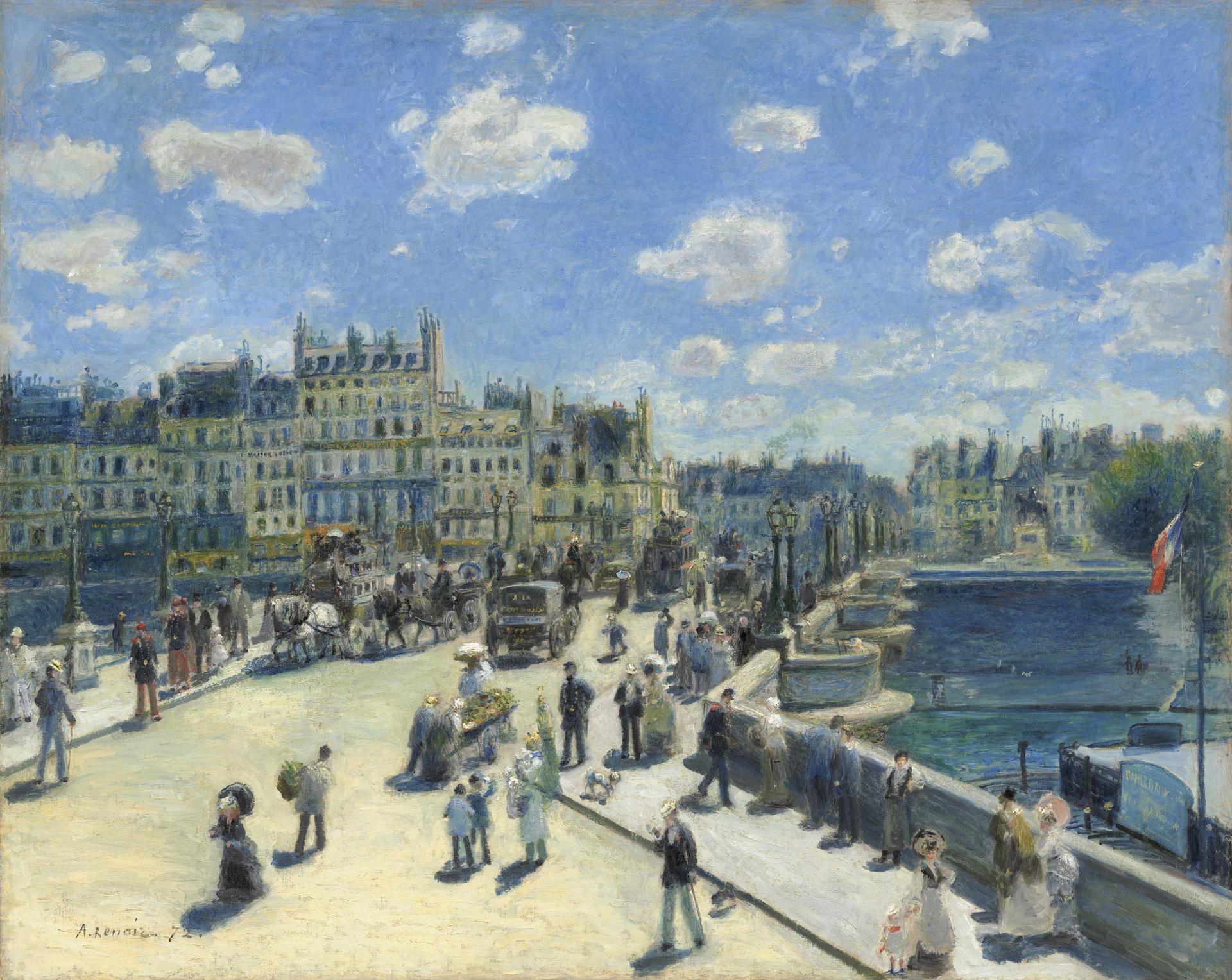 Pont neuf 1872 pierre auguste renoir national gallery of art washington d c