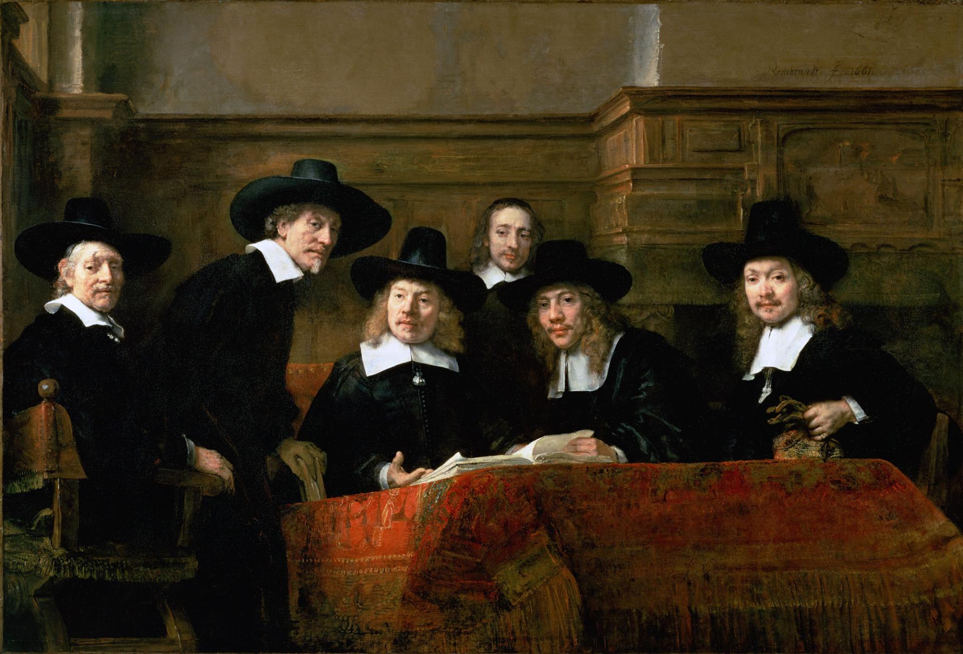 Rembrandt de staalmeesters the syndics of the clothmaker s guild