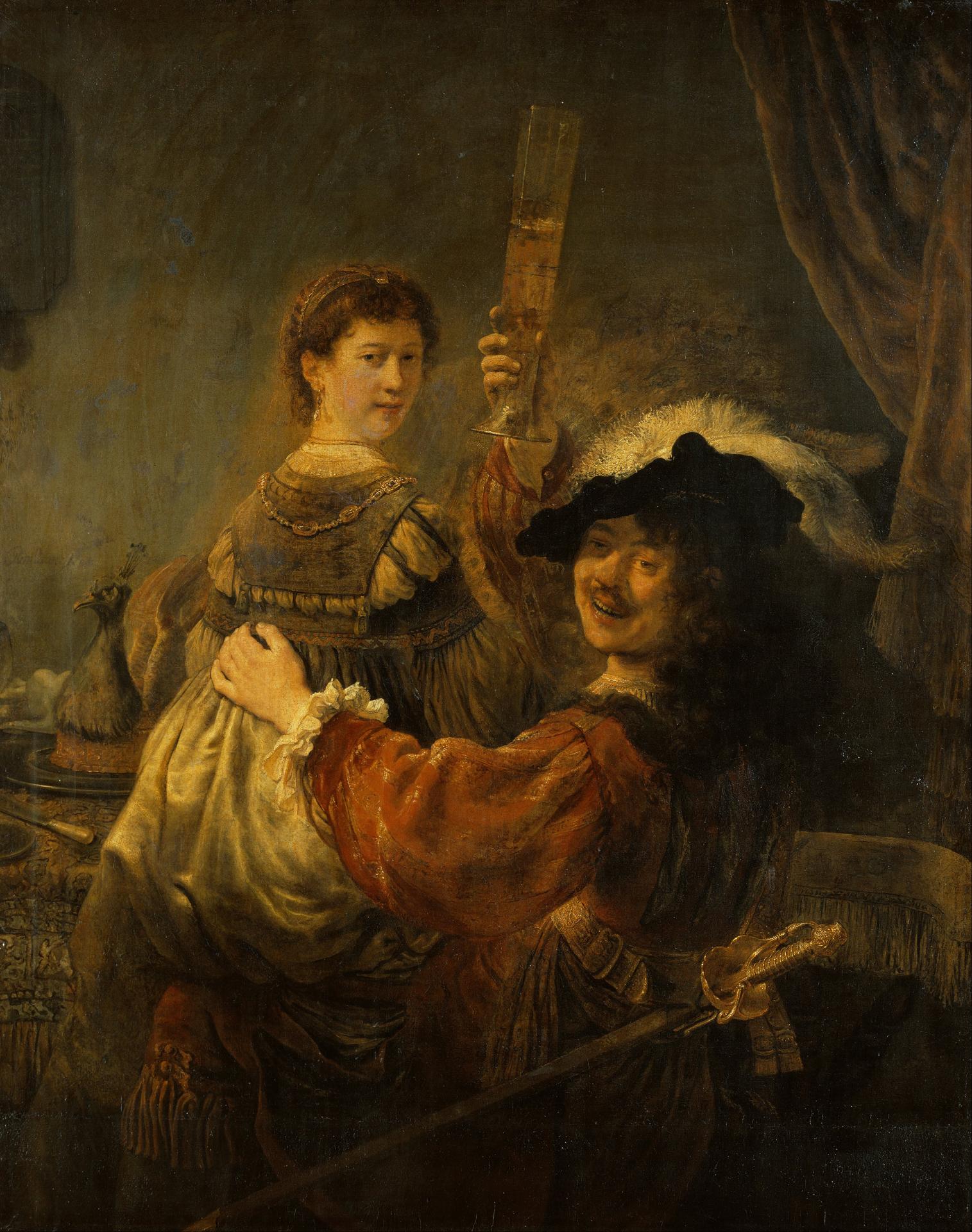Rembrandt rembrandt and saskia in the scene of the prodigal son google art project
