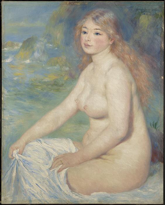 Renoir blond bather