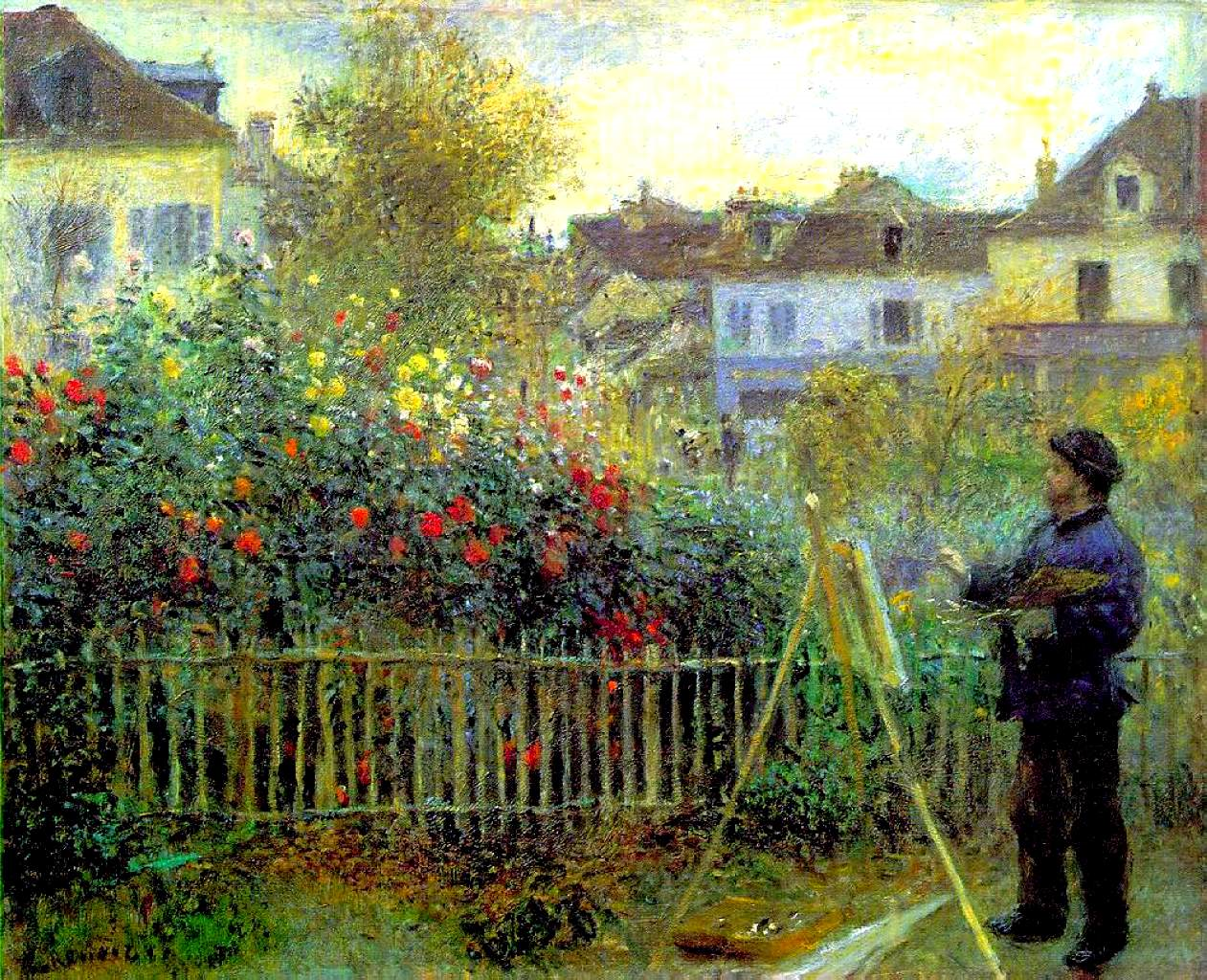 Renoir monet painting