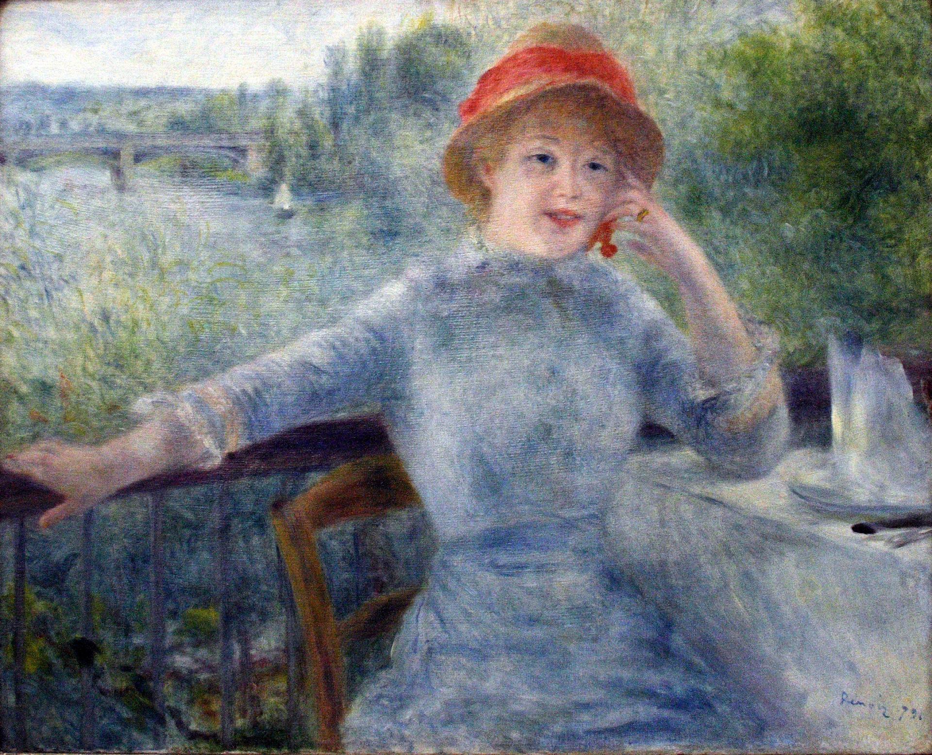 Renoir portrait of alphonsine fournaise