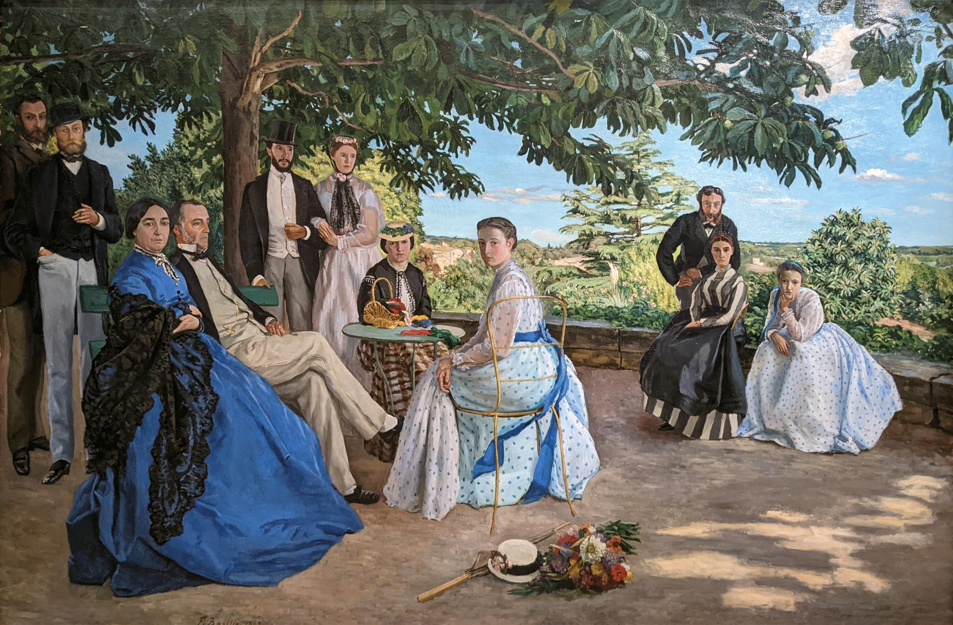 Reunion de famille frederic bazille musee d orsay rf 2749