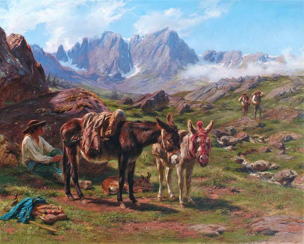 Rosa bonheur 1822 1899 the pyrenees abdag002181 aberdeen art gallery