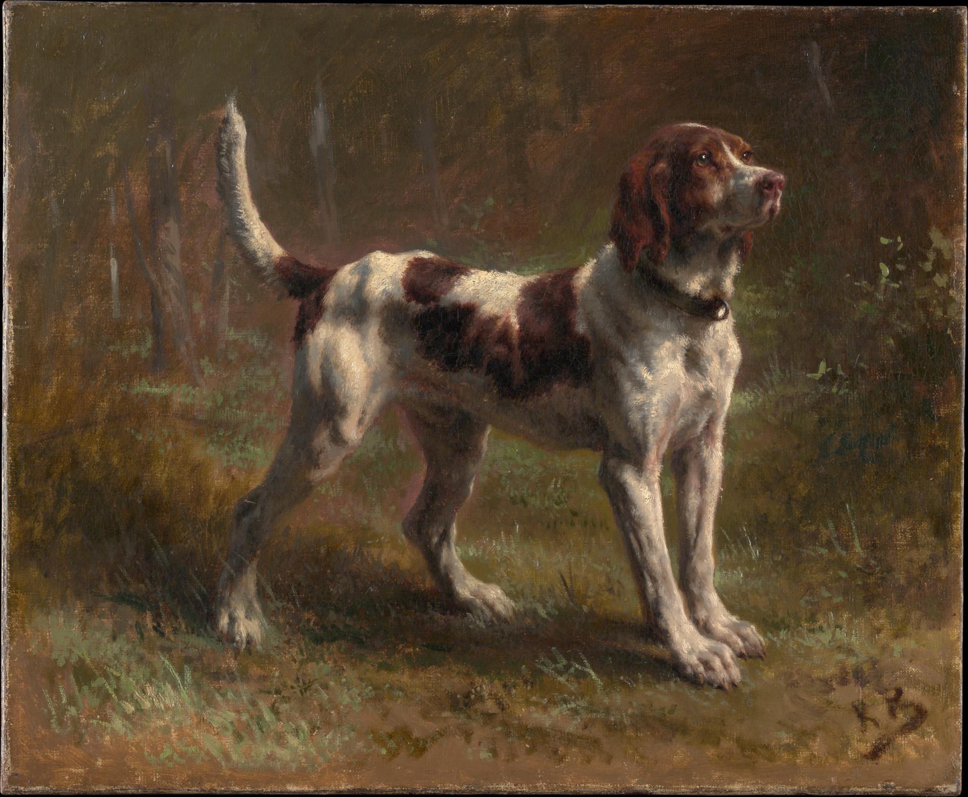 Rosa bonheur a limier briquet hound