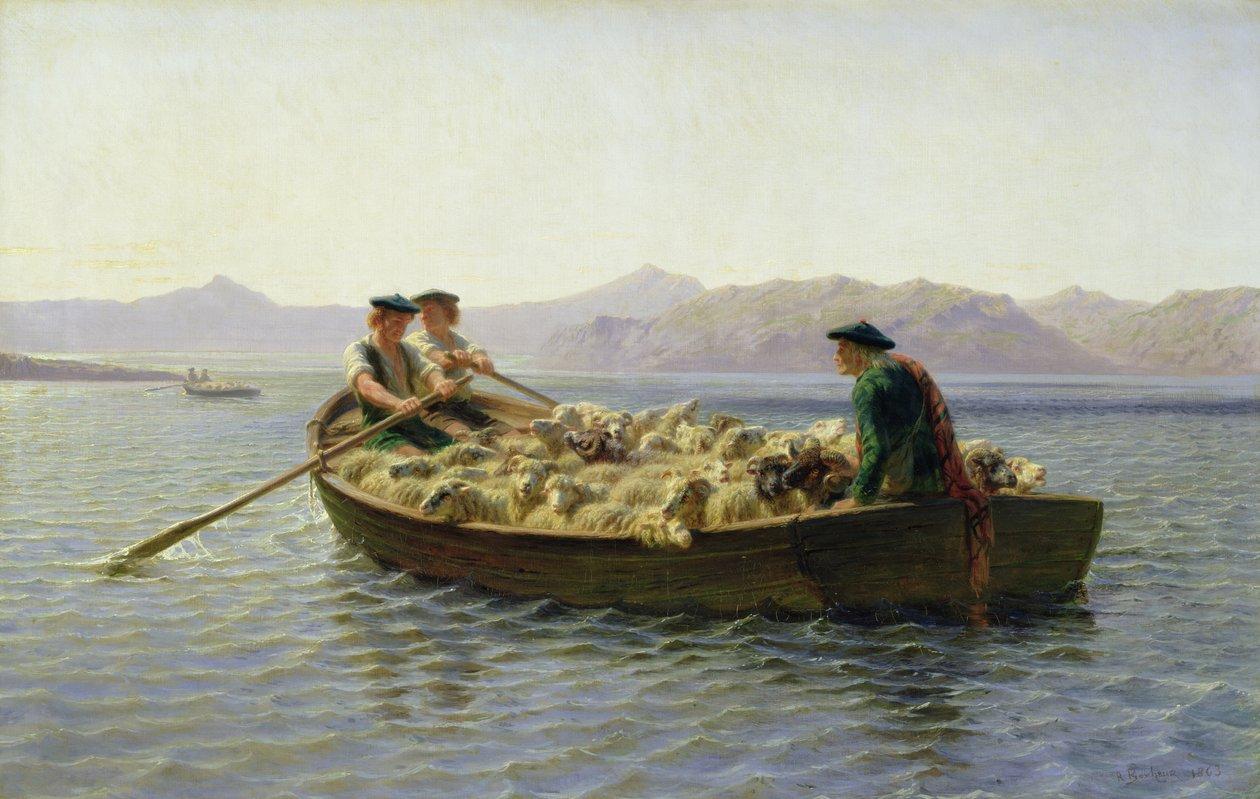Rosa bonheur rowing boat 1863 meisterdrucke 45760