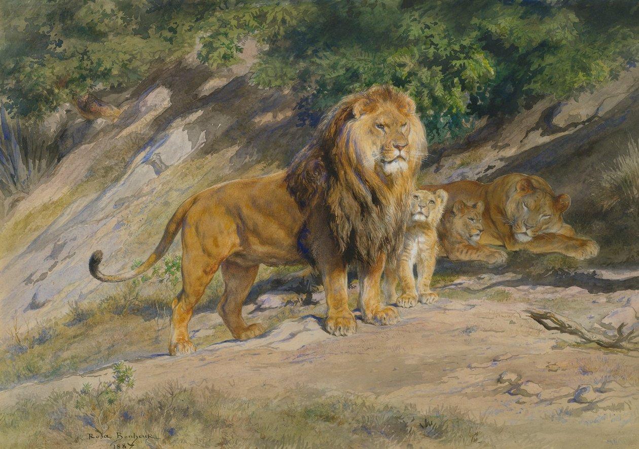 Rosa bonheur the king watches meisterdrucke 662607