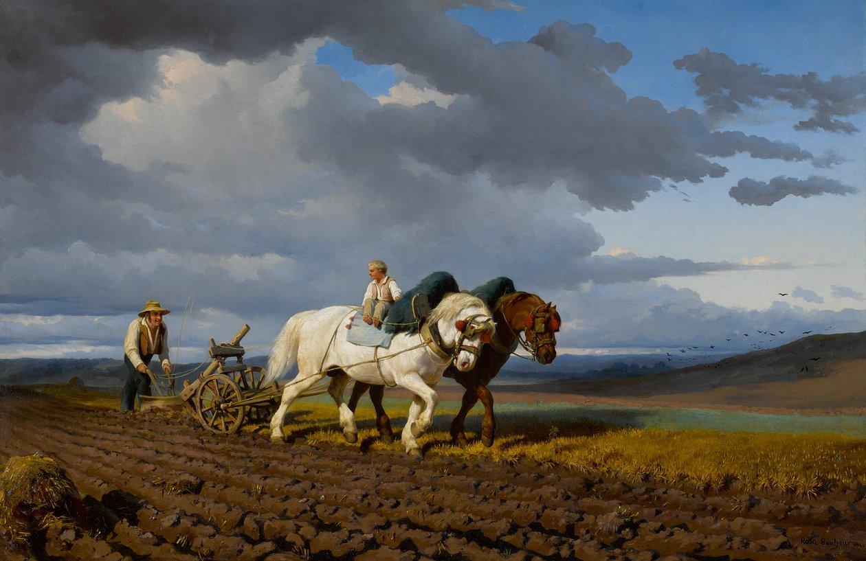 Rosalie bonheur the ploughing 1844 meisterdrucke 751293