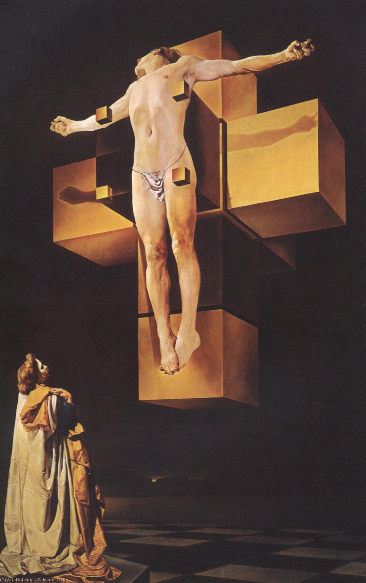 Salvador dali crucifixion corpus hypercubus 1954