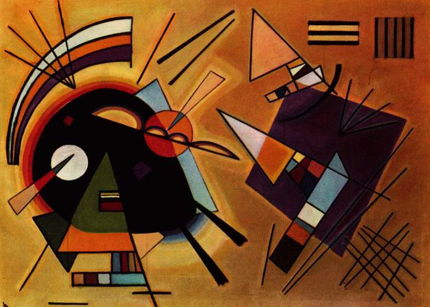 Vasily kandinsky black and violet