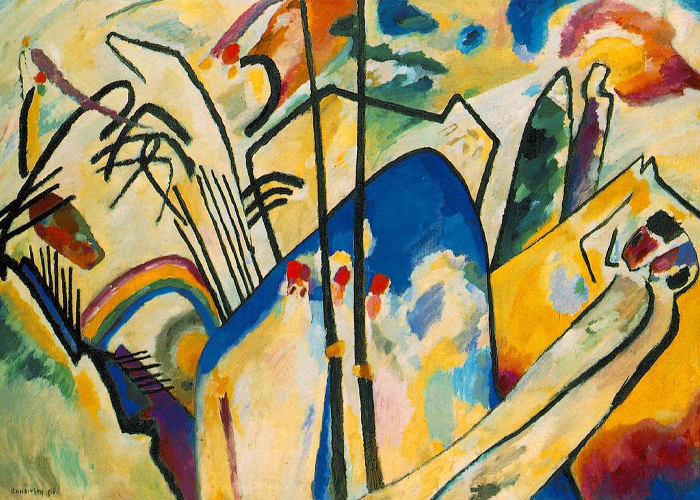 Vassily kandinsky 1911 composition no 4