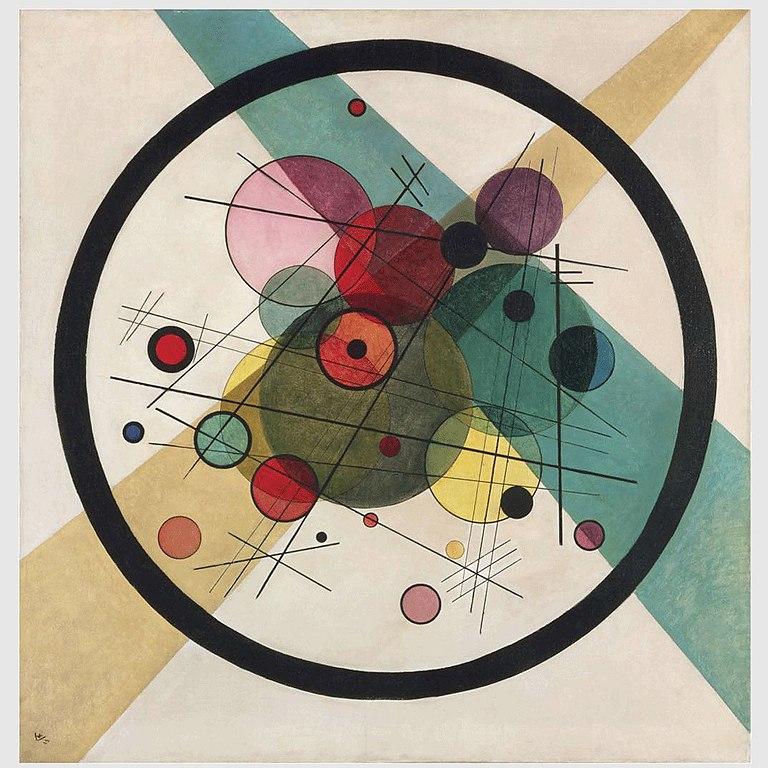 Vassily kandinsky 1923 circles in a circle