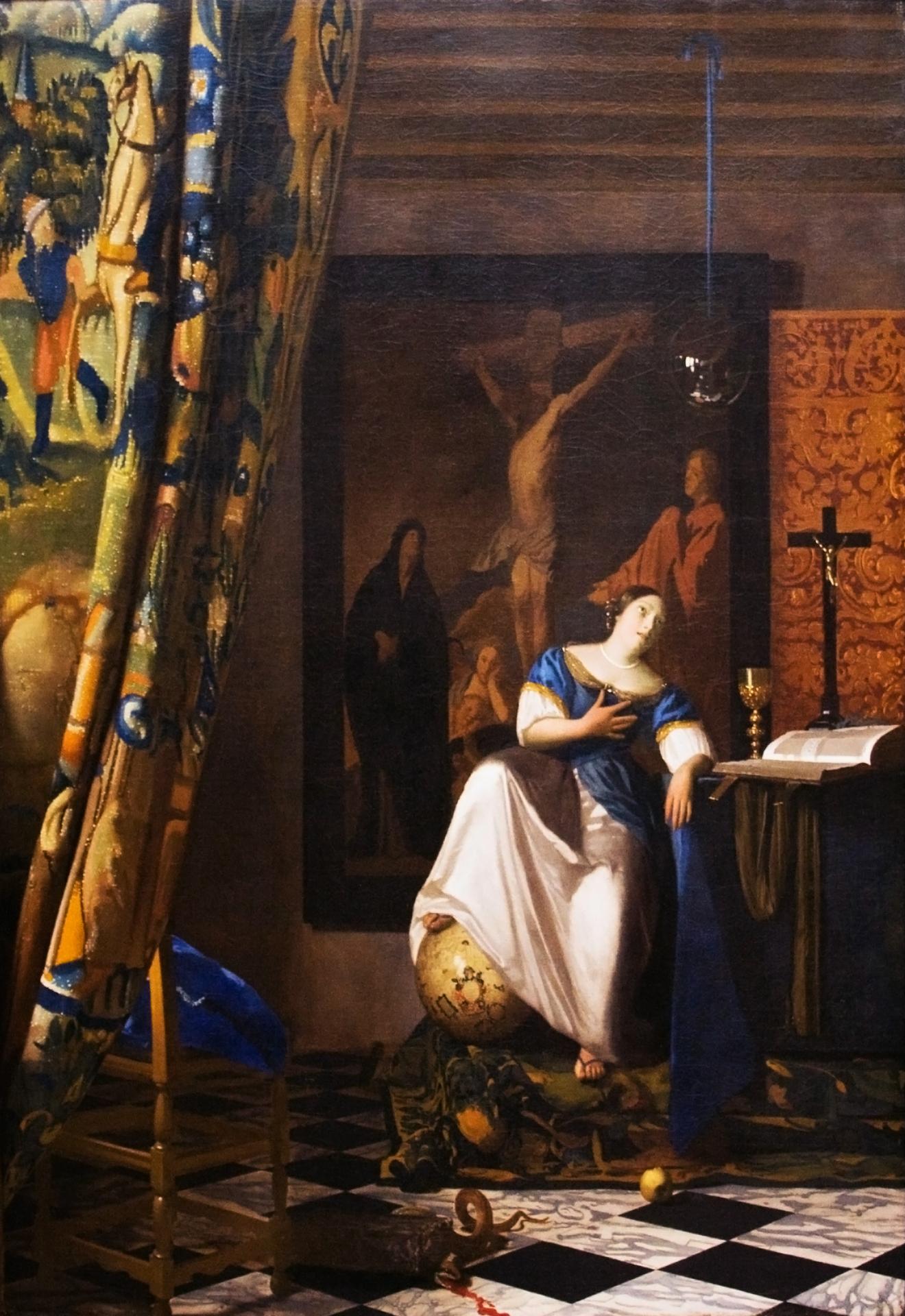 Vermeer allegorie op het geloof 1671 1674