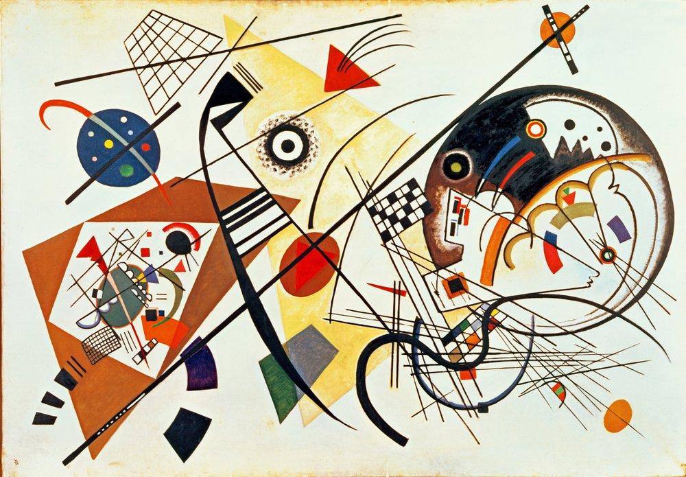 Wassily kandinsky intersecting lines 1923 meisterdrucke 557692