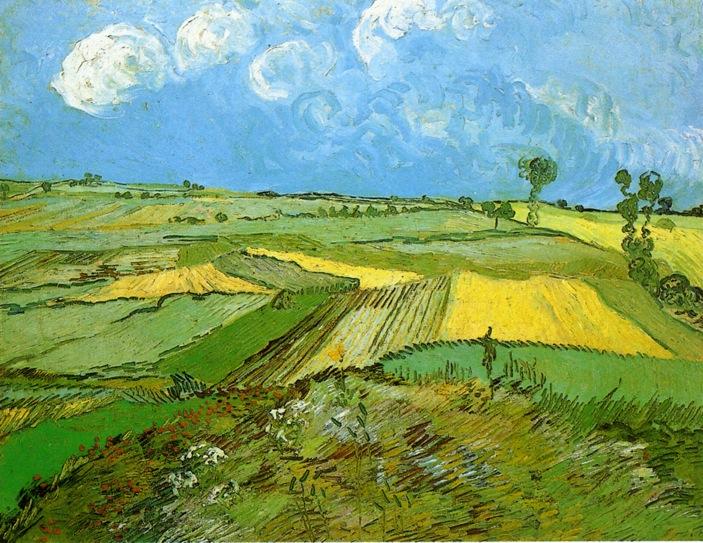 Wheat fields at auvers under clouded sky 1890 vincent van gogh